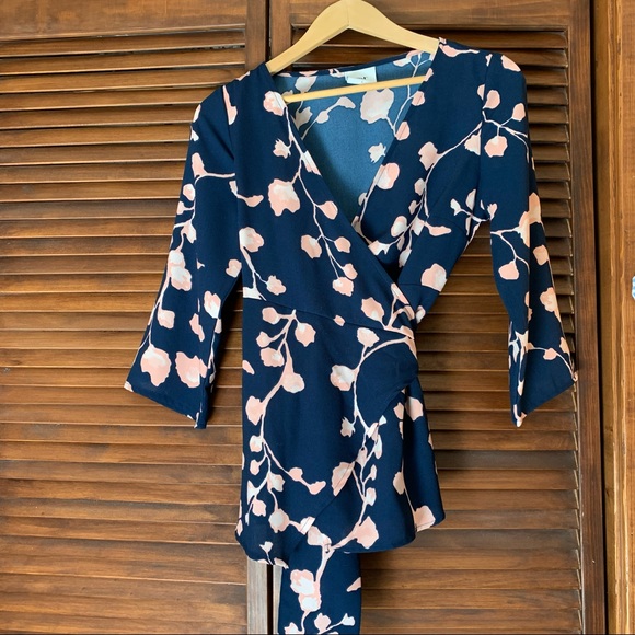 LAST CHANCE MAMALICIOUS MATERNITY wrap blouse S - Picture 3 of 10